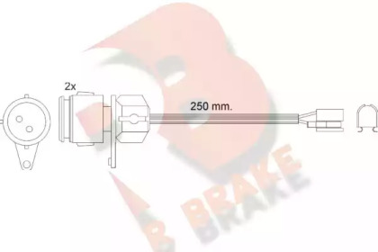 Контакт R BRAKE 610237RB